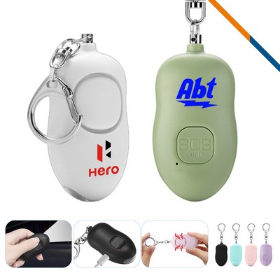 Defex Rechargeable LED Flashlight Keychain Alarm