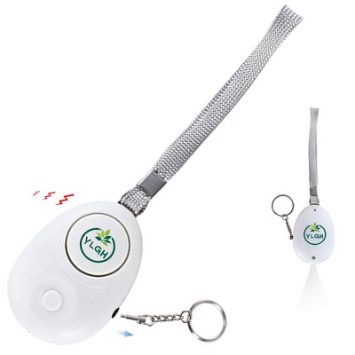 Egg Shaped Safety Alarm With Flashlight